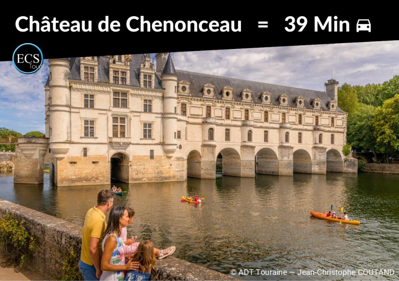 "Le Roll'S" - 1 Chambre - 5 Couchages - Calme - Terrasse - Parking Prive Tours Bagian luar foto