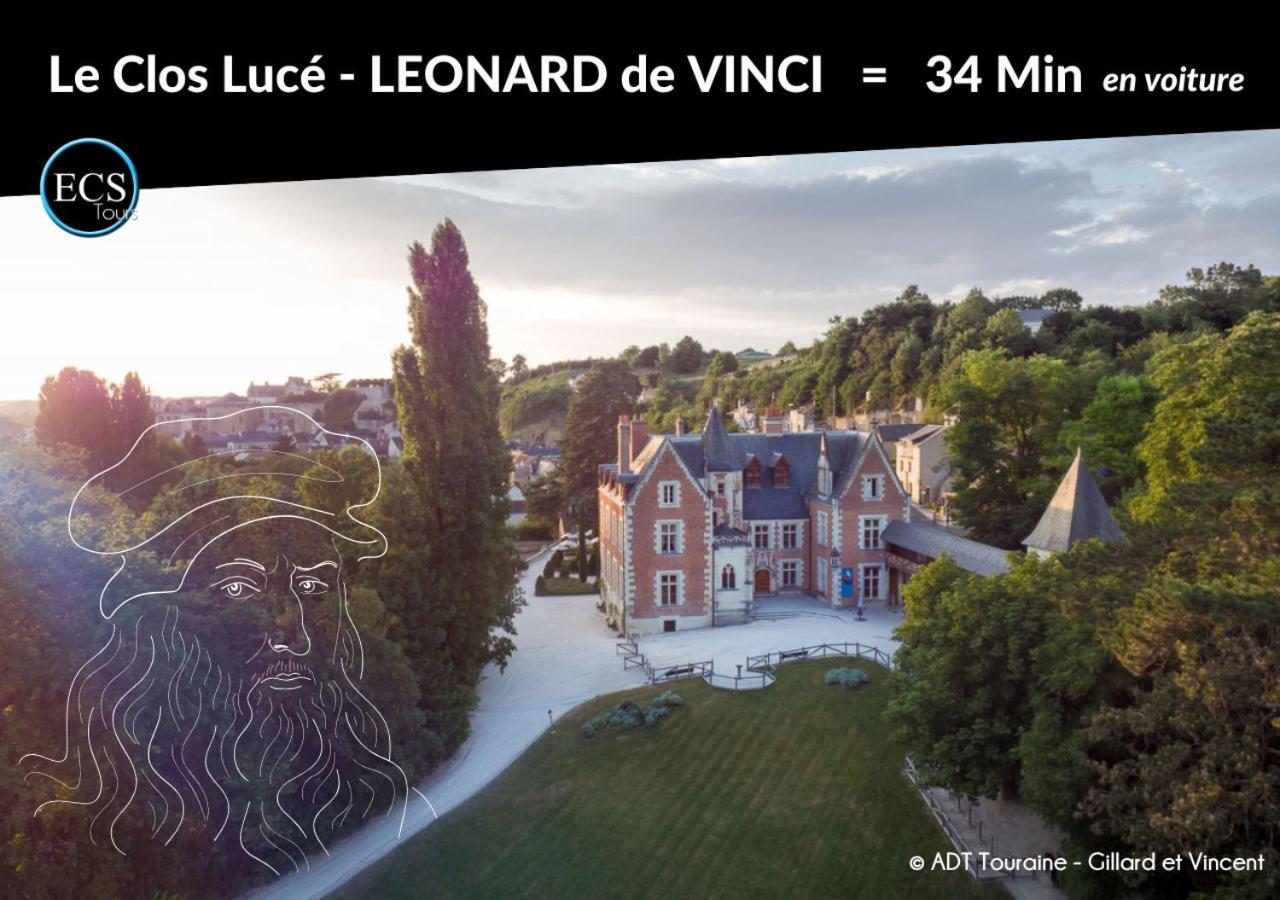 "Le Roll'S" - 1 Chambre - 5 Couchages - Calme - Terrasse - Parking Prive Tours Bagian luar foto